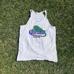 Corona Extra iguana promo tank 2000s mens size L Large
